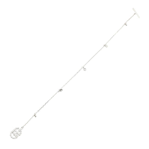 GG Running Bracelet 18K White Gold with Diamond