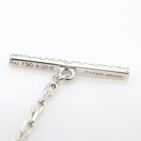 GG Running Bracelet 18K White Gold with Diamond