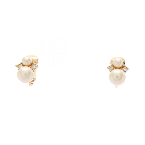 Vintage Earrings Pearl