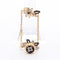 Band Ring Gold and Rhinestone