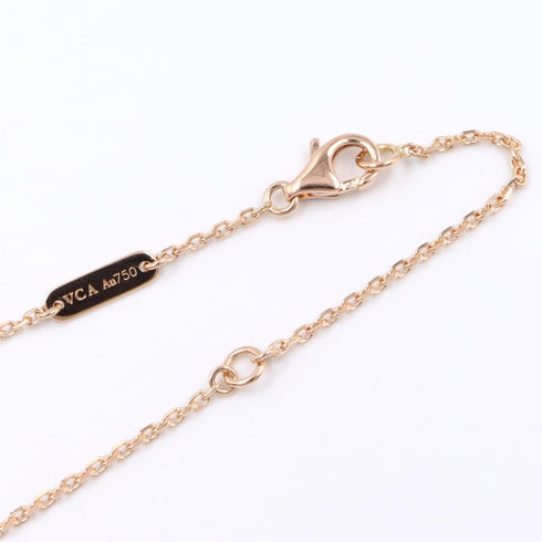 Vintage Alhambra Pendant Necklace 18K Rose Gold
