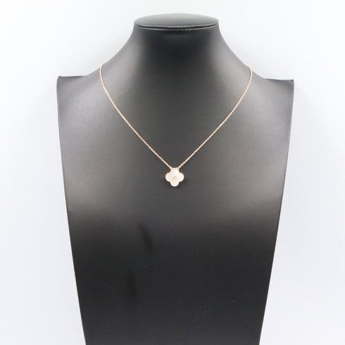 Vintage Alhambra Pendant Necklace 18K Rose Gold