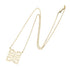 Wish Knot Mini Pendant Necklace 18K Yellow Gold with Diamond