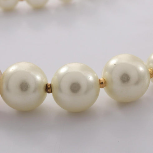Pendant Necklace Gold and Artificial Pearl