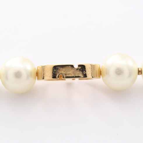 Pendant Necklace Gold and Artificial Pearl