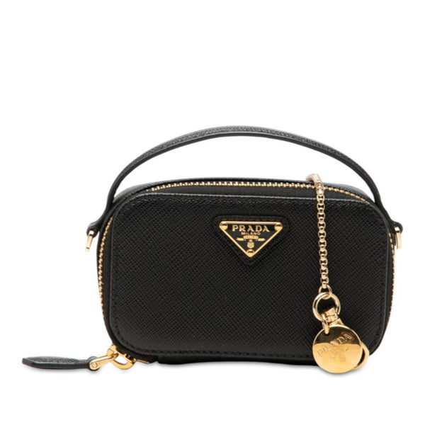 Brique Crossbody Bag Saffiano Leather Mini