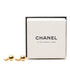 CC Logo Stud Earrings Metal Gold-Tone Metal
