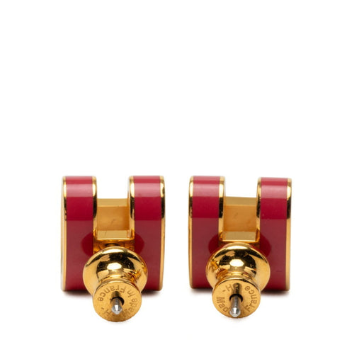 Pop H Earrings Gold-Tone Metal Gold-Tone Metal