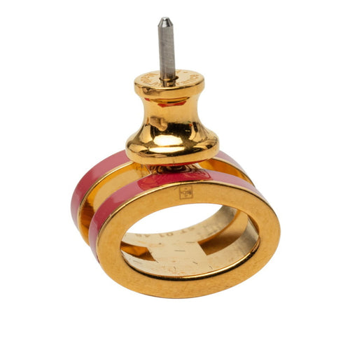 Pop H Earrings Gold-Tone Metal Gold-Tone Metal