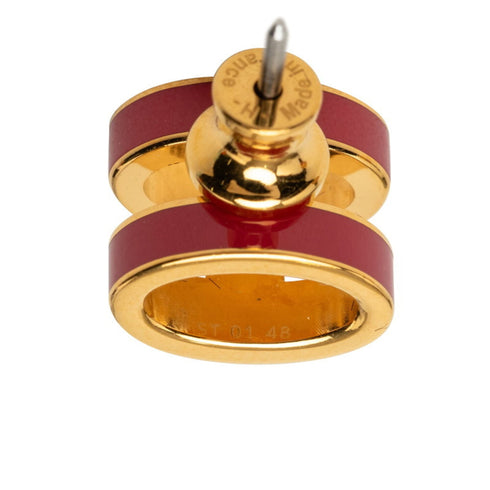 Pop H Earrings Gold-Tone Metal Gold-Tone Metal