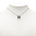 Pop H Pendant Necklace Silver-Tone Metal