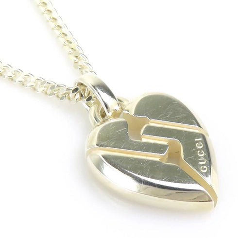 Heart Pendant Necklace Sterling Silver