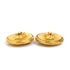 CC Logo Clip-On Earrings Gold-Tone Metal Gold-Tone Metal