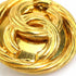 CC Logo Clip-On Earrings Gold-Tone Metal Gold-Tone Metal