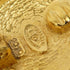 CC Logo Clip-On Earrings Gold-Tone Metal Gold-Tone Metal