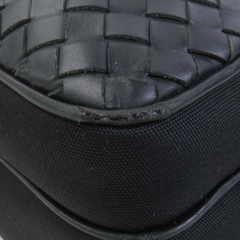 Sling Backpack Nylon with Intrecciato Leather