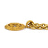 CC Logo Pendant Necklace Gold-Tone Metal