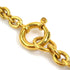 CC Logo Pendant Necklace Gold-Tone Metal