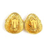 CC Logo Clip-On Earrings Gold-Tone Metal Gold-Tone Metal
