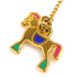 Cheval Grand Parade Pendant Necklace Enamel and Gold