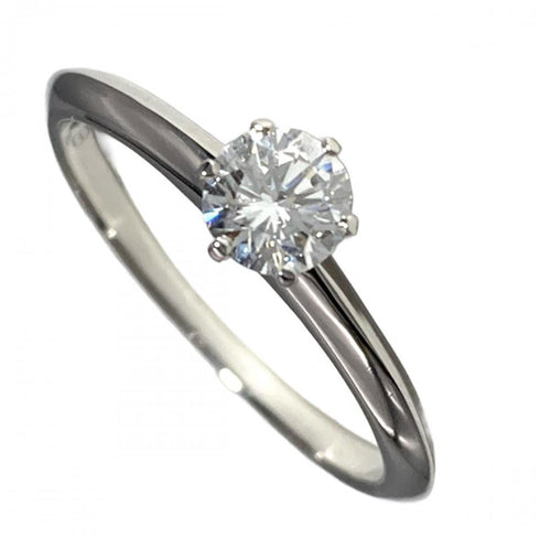 Solitaire Ring Platinum with Diamond