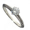 Solitaire Ring Platinum with Diamond