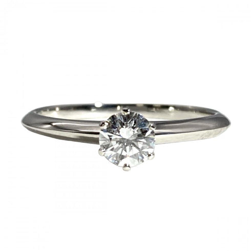 Solitaire Ring Platinum with Diamond