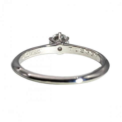 Solitaire Ring Platinum with Diamond