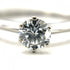 Solitaire Ring Platinum with Diamond
