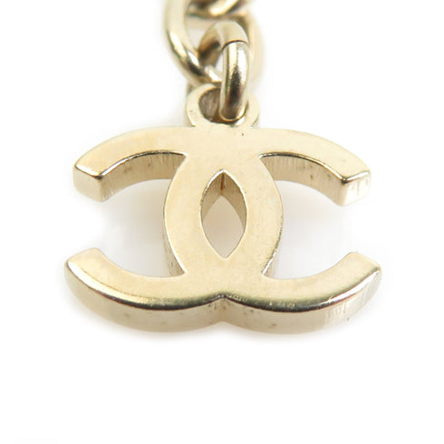 Pendant Necklace Metal Gold and Rhinestone