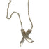 Graffiti Kiss Pendant Necklace Sterling Silver