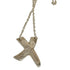 Graffiti Kiss Pendant Necklace Sterling Silver