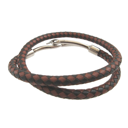 Bracelet Leather and Silver