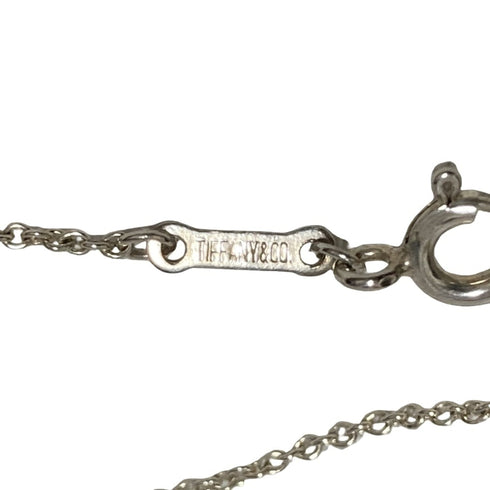 Open Heart Pendant Necklace Sterling Silver 13mm