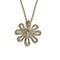 Daisy Pendant Necklace Sterling Silver