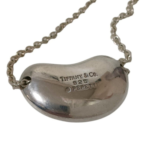 Elsa Peretti Pendant Necklace Sterling Silver 1.2mm