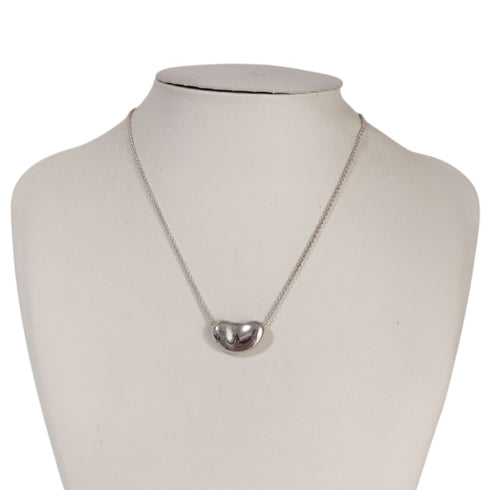 Elsa Peretti Pendant Necklace Sterling Silver 1.2mm