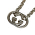 Interlocking G Pendant Necklace Sterling Silver