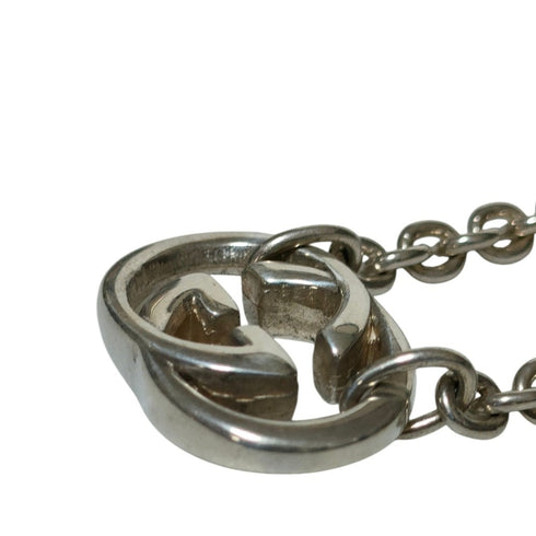 Interlocking G Pendant Necklace Sterling Silver