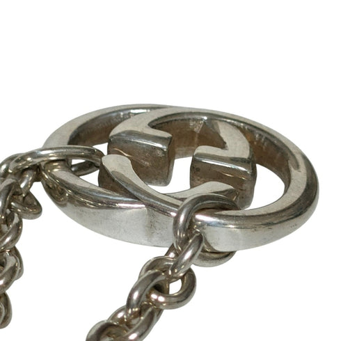 Interlocking G Pendant Necklace Sterling Silver