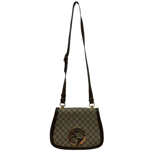 Blondie NM Top Handle Bag GG Coated Canvas Medium