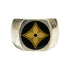 Fleur Monogram Ring Sterling Silver