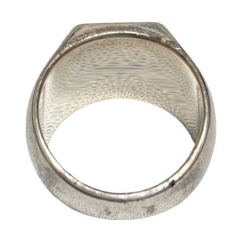 Fleur Monogram Ring Sterling Silver