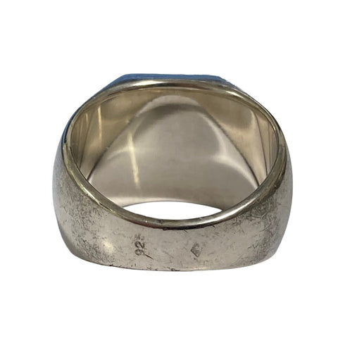 Fleur Monogram Ring Sterling Silver