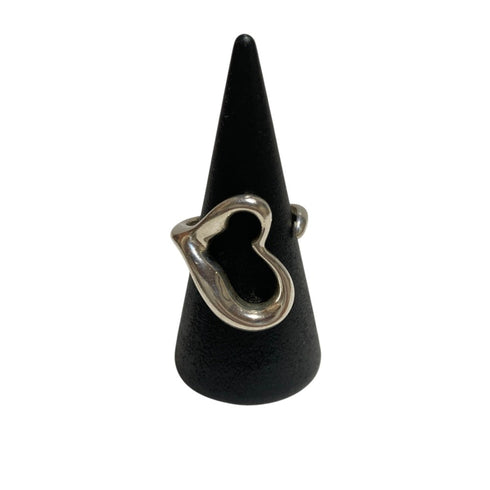 Open Heart Ring Sterling Silver