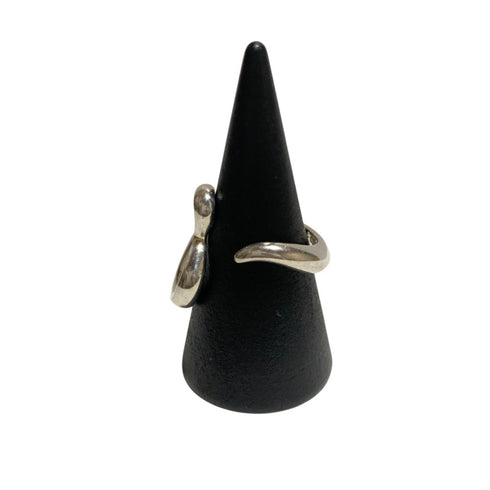 Open Heart Ring Sterling Silver