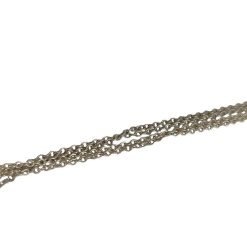 Elsa Peretti Pendant Necklace Sterling Silver 1mm