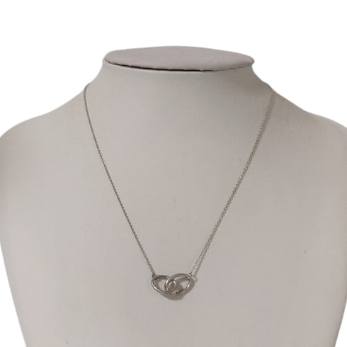 Elsa Peretti Pendant Necklace Sterling Silver 1mm