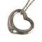 Open Heart Pendant Necklace Sterling Silver 2.1mm