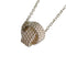 Mesh Pendant Necklace Sterling Silver